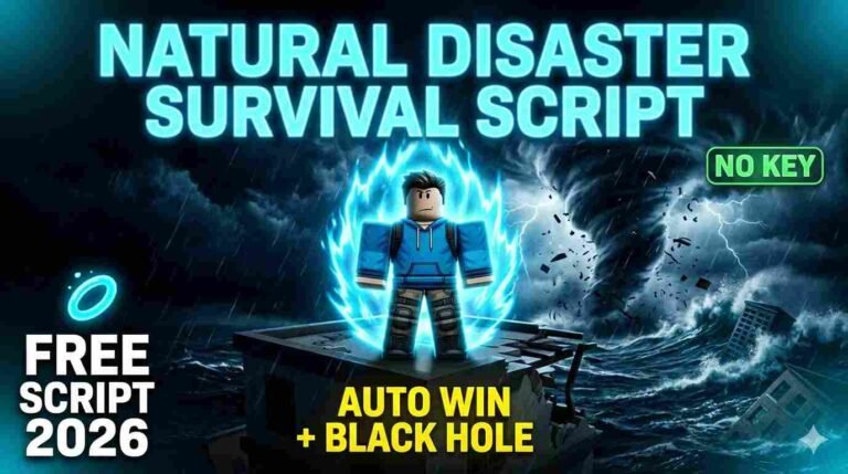 Natural Disaster Survival Script pastebin No key
