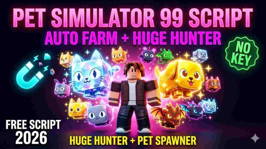 Pet simulator 99 script auto farm no key