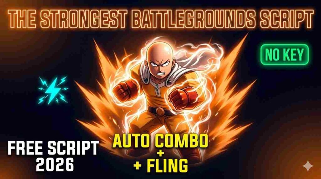 Roblox The Strongest Battlegrounds Script Auto Combo No key