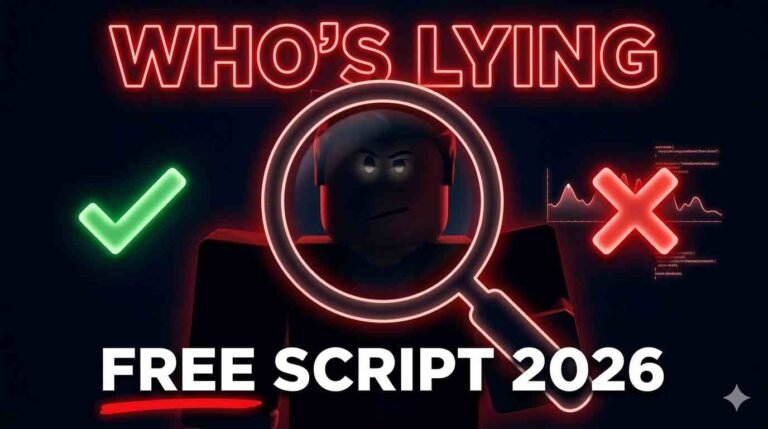 Who's Lying Script Roblox Pastebin no key